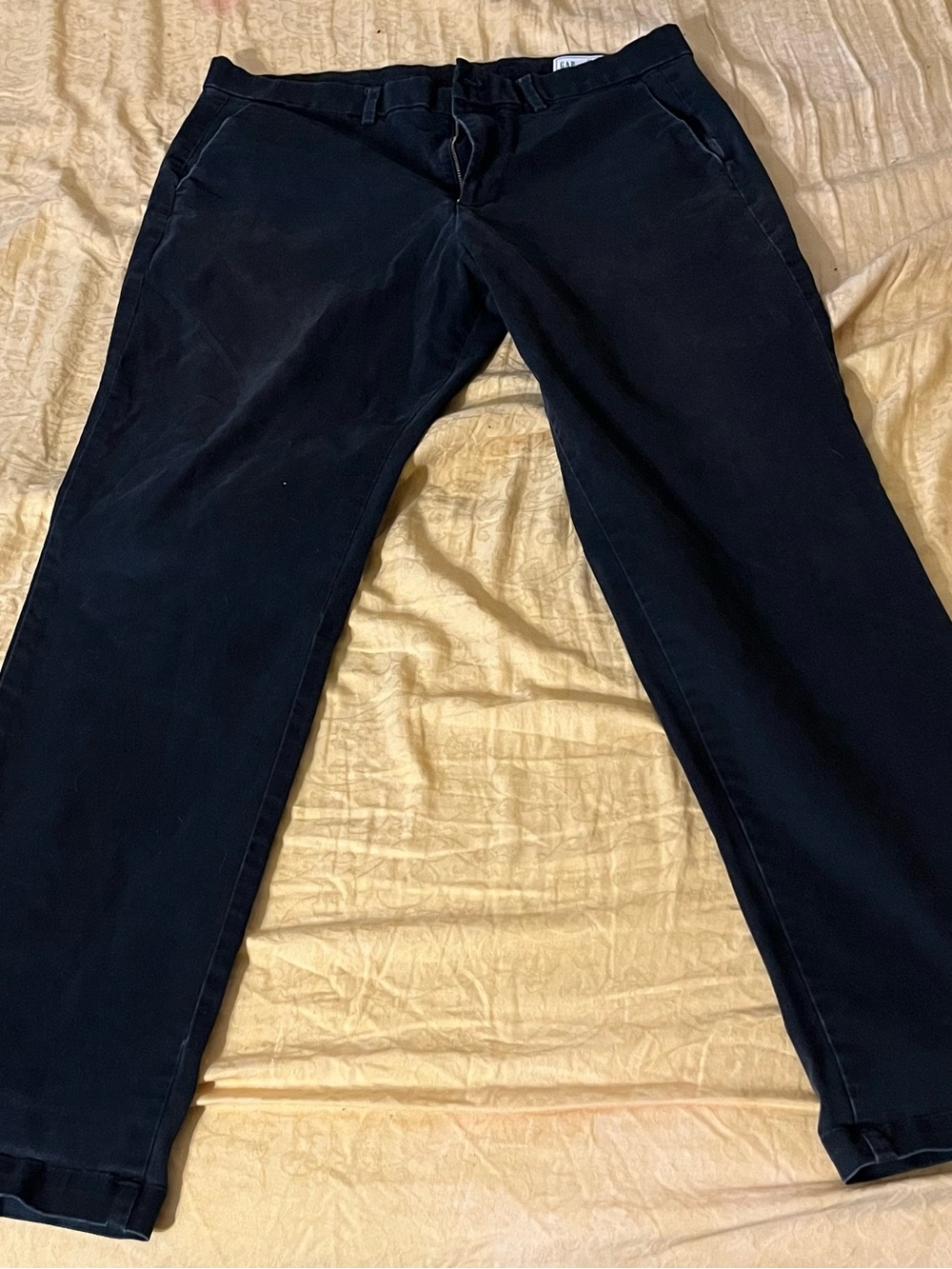 Gap Classic Black Straight-Leg Pants